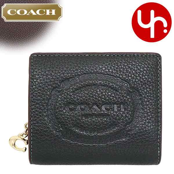 コーチ COACH 二つ折り財布 FCM216 CM216 ブラック アウトレット レディース プレゼント ギフト 人気 ブランド おすすめ 女性 男性