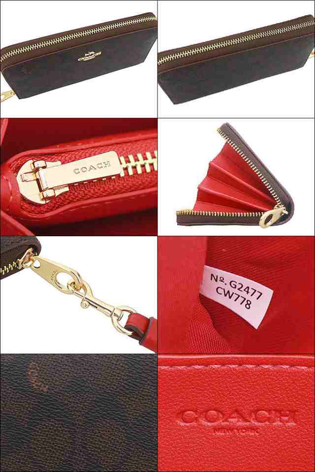 コーチ COACH 長財布 FCW778 CW778 ウォルナット×ボールドレッド アウトレット レディース プレゼント ギフト 人気 ブランド おすすめ 女性 男性の通販は