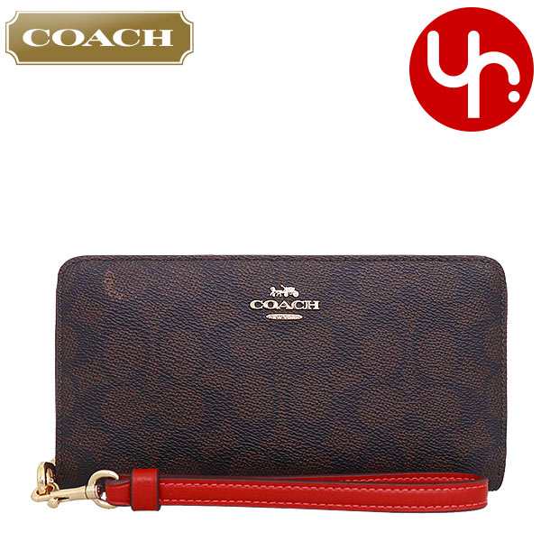 コーチ COACH 長財布 FCW778 CW778 ウォルナット×ボールドレッド アウトレット レディース プレゼント ギフト 人気 ブランド おすすめ 女性 男性の通販は