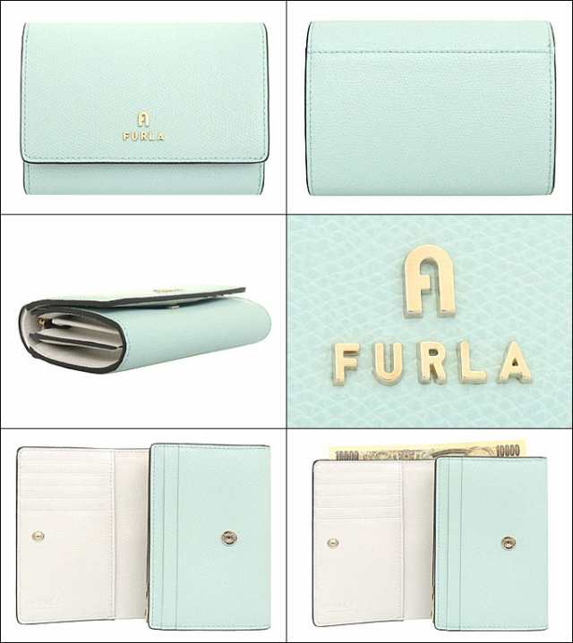 フルラ FURLA 二つ折り財布 WP00325 ARE000 ミント×マシュマロ 1870S ...