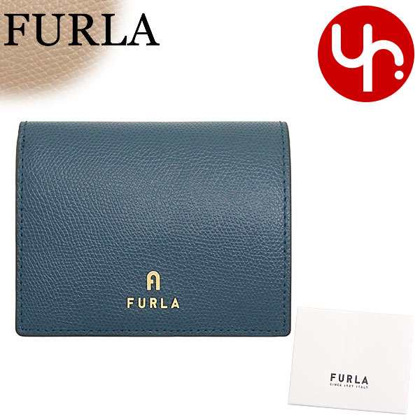 フルラ FURLA 二つ折り財布 WP00304 ARE000 ブルージェイ×グレージュ 1868S BLU JAY GREIGE ブティック  レディース プレゼント ギフト ｜au PAY マーケット