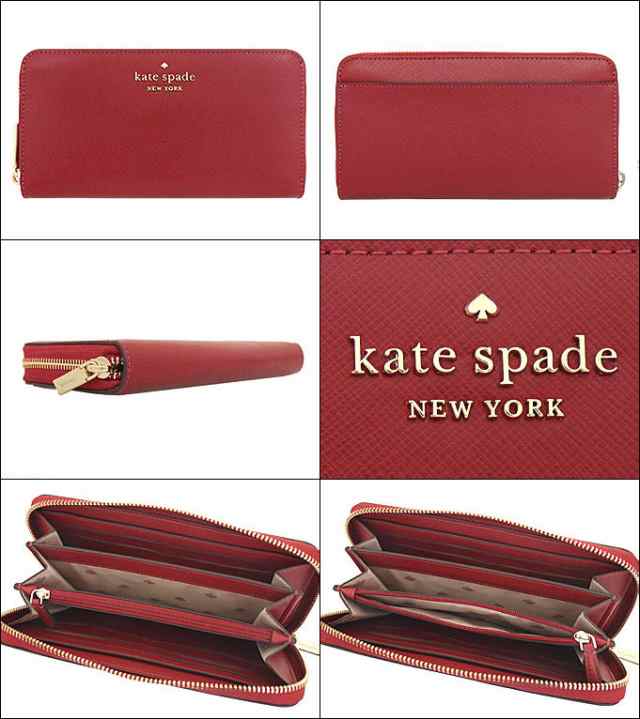 ケイトスペード kate spade 長財布 WLR00130 レッドカラント ...