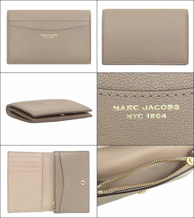 マークジェイコブス Marc Jacobs 二つ折り財布 S174L03FA22 セメント