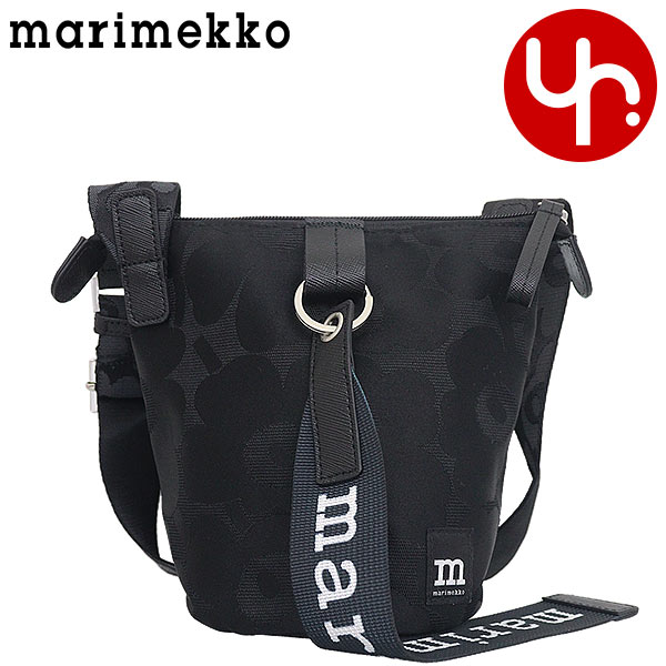マリメッコ Marimekko ショルダーバッグ 92228 ブラック×ブラック  ブティック レディース プレゼント ギフト 人気 ブランド おすすめ の通販は 16,980円