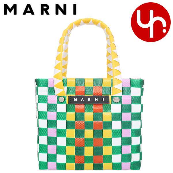 マルニ MARNI ハンドバッグ M00178 M00IW グリーン×イエロー ブティック レディース プレゼント ギフト 人気 ブランド おすすめ 女性