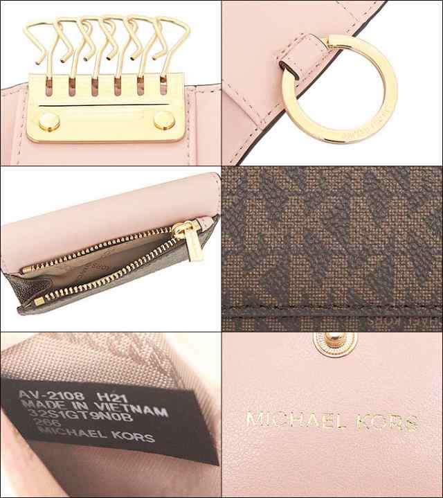 マイケルコース MICHAEL KORS キーケース 32S1GT9N0B ブラウン×ソフト