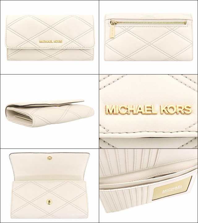 マイケルコース MICHAEL KORS 長財布 35S2GTVF3U ライトクリーム