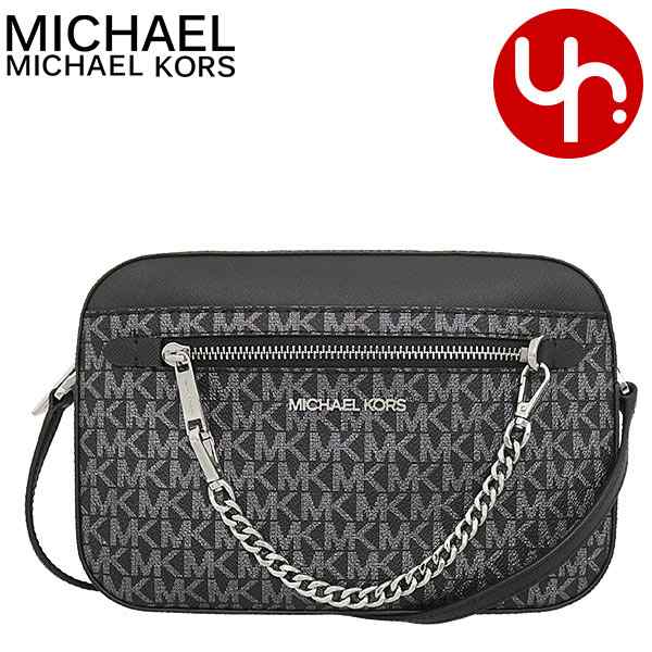 マイケルコース MICHAEL KORS ショルダーバッグ 35F2STTC9K ブラック×シルバー アウトレット レディース プレゼント ギフト  人気 ブラン｜au PAY マーケット