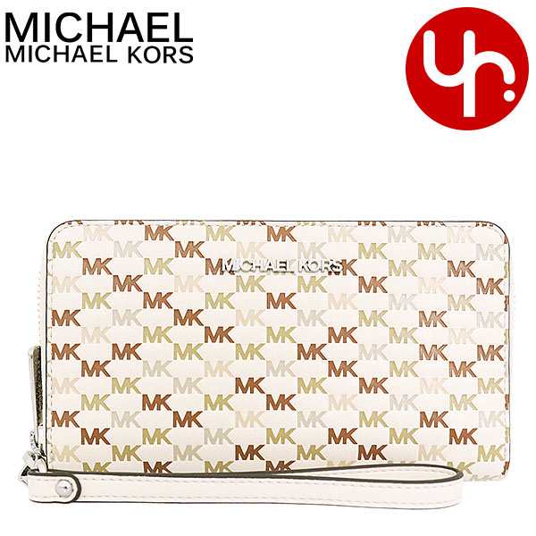 マイケルコース MICHAEL KORS 二つ折り財布 35S3STVE7L ライトクリームマルチ アウトレット レディース プレゼント ギフト 人気 ブランドの通販は