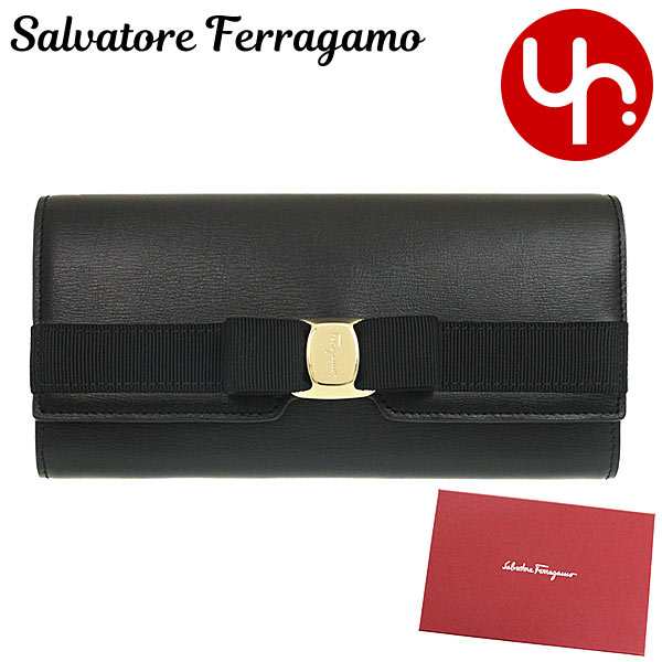 サルヴァトーレフェラガモ Salvatore Ferragamo 財布 長財布 22 E008 ネロ ブティック レディース プレゼント ギフト 人気 ブランド おす