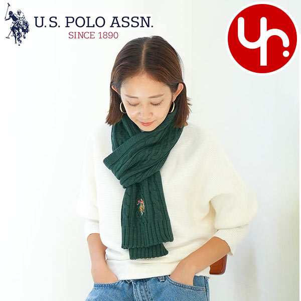 ユーエスポロアッスン U.S.POLO ASSN. マフラー USPA2014 グリーン PB レディース メンズ プレゼント ギフト 人気 ブランド おすすめ 女性 男性の通販は