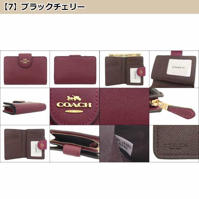 コーチ COACH 二つ折り財布 F06390 6390 アウトレット