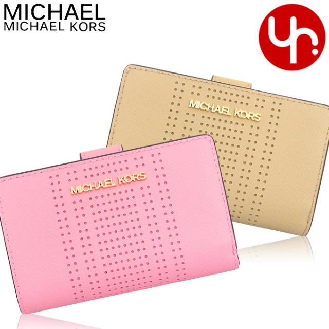 マイケルコース MICHAEL KORS 財布 二つ折り財布 35S4GTVF6L ジェット セット ビルフォールド ジップ コンパクト ウォレット アウトレット レディースの通販は