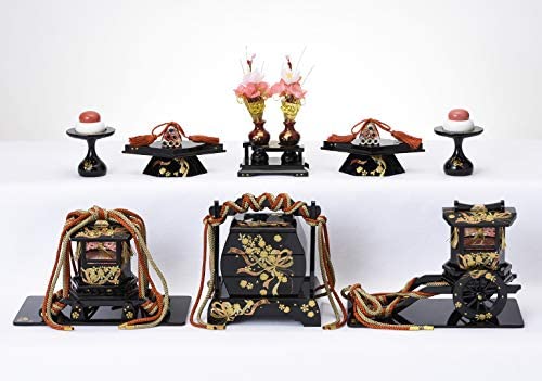 ひな人形 お雛道具揃 25号 雛人形 25号 6点道具 3段用