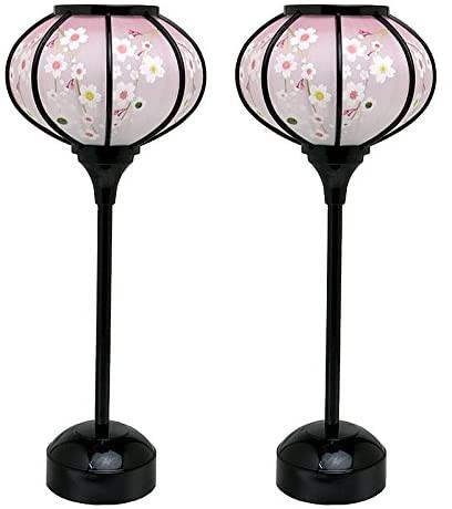 部品売り コードレス ぼんぼり 「みゆき しだれ桜」 雪洞 (LED) 雛人形 道具 (32cm)