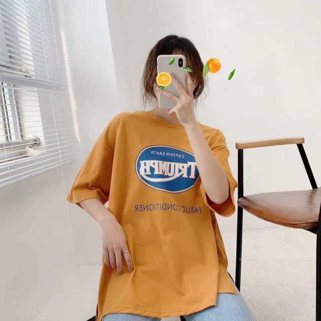 韓国ファッション Tシャツ ロング丈 重ね着 ラウンドネック 半袖 インナー トップス レタリングtの通販はau Pay マーケット ｅ ｚｅｅｅｅ