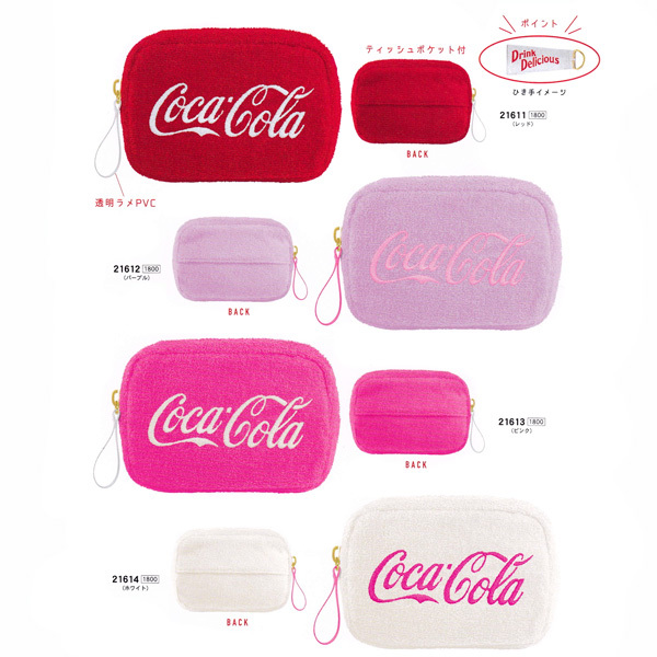 コカ コーラ ティッシュポーチ Enjoy Coca Cola カミオジャパン キャラクター グッズ メイク 化粧 小物入れ ネコポス可の通販はau Pay マーケット Babu