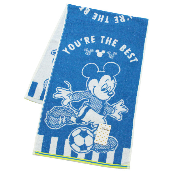 ディズニー スポーツタオル ミッキー サッカー Sj ジャガード地 ロングタオル キャラクター フェイスタオル 林 タオル ネコポス可の通販はau Pay マーケット Babu