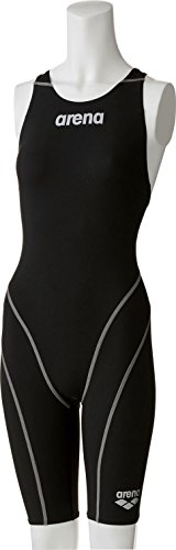 arena(アリーナ) AQUAFORCE FUSION 2 ハーフスパッツ オープンクロスバック FINA承認 ARN-7010WJ BKBS R130cm