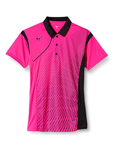 [ミズノ] テニスウェア ゲームシャツ ソフトテニス バドミントン認定 男女兼用 62JA8003 ピンクグロー Sサイズの通販は 5,536円