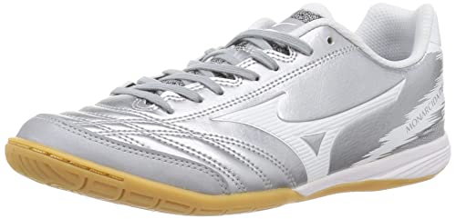 [ミズノ] フットサルシューズ モナルシーダ NEO SALA PRO IN シルバー×ホワイト 25.5 cm 2Eの通販は 7,286円