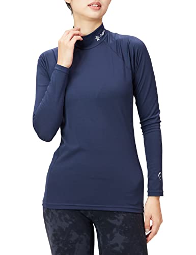 C3fit(シースリーフィット) カットソー アドバンスウォームハイネックロングスリーブ レディース エクリプスネイビー Sサイズ