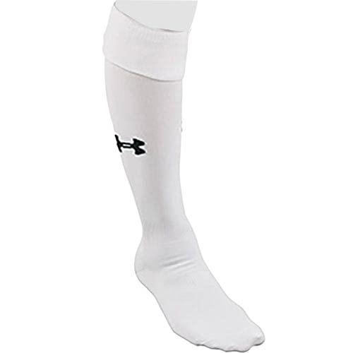 [アンダーアーマー] メンズ サッカー チーム ソリッド ソックス TEAM SOCCER SOLID SOCKS ホワイト/ブラック