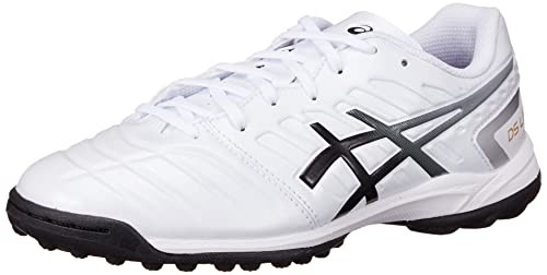 [アシックス] サッカースパイク DS LIGHT CLUB TF メンズ 100 (ホワイト/ブラック) 28.5 cm 3Eの通販は