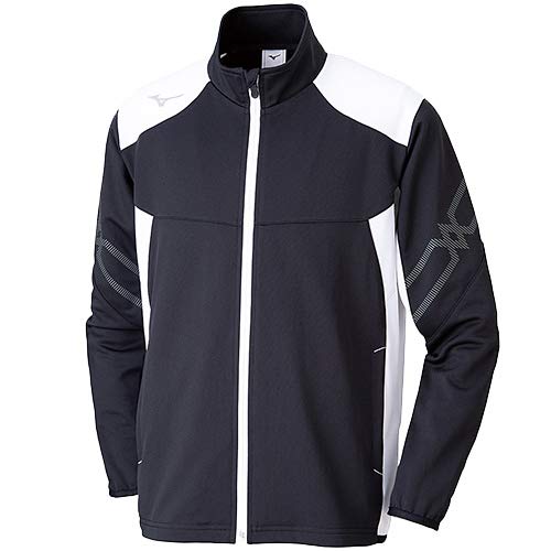 MIZUNO（ミズノ） JR MCLウォームアップジャケット トレーニング アパレル ジュニア 32JC941590 90：ブラック／ホワイト 160cm 8,096円