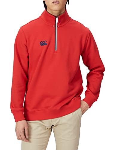 [カンタベリー] フレックスウォームコントロールジップアップスウェット RA42513 メンズ 65 レッド Mサイズ