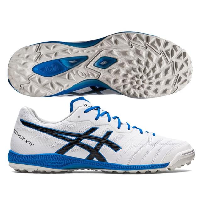 [アシックス] フットサルシューズ DESTAQUE K FF TF メンズ 100(ホワイト/ブラック) 23.5 cm 2E