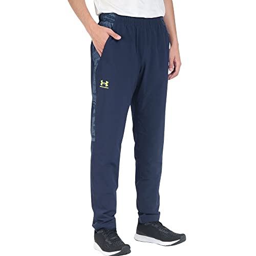 [アンダーアーマー] トレーニングウーブンアウター UA TRICOT LINED WOVEN PANTS メンズ Midnight Navy XLサイズ