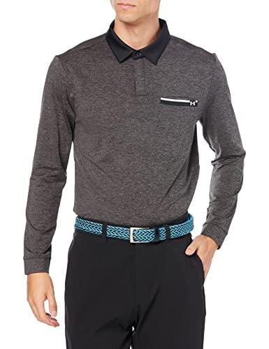 [アンダーアーマー] ゴルフポロシャツ UA Playoff 2.0 Pocket Polo メンズ Black White Lサイズ