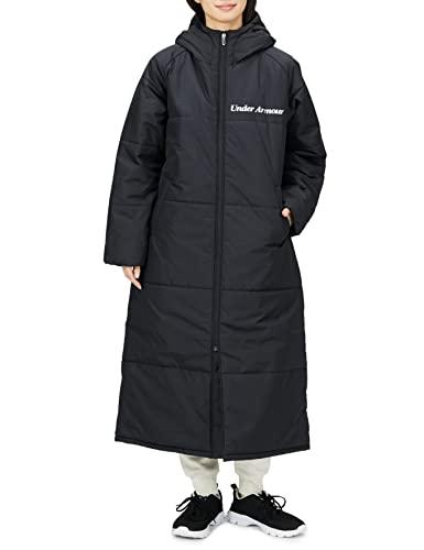[アンダーアーマー] トレーニングウーブンアウター UA INSULATED LONG COAT レディース Black Lサイズ