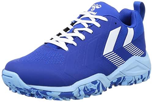 [ヒュンメル] ハンドボールシューズ グランドフライ5 ブルー×ホワイト (6010) 26.0 cm