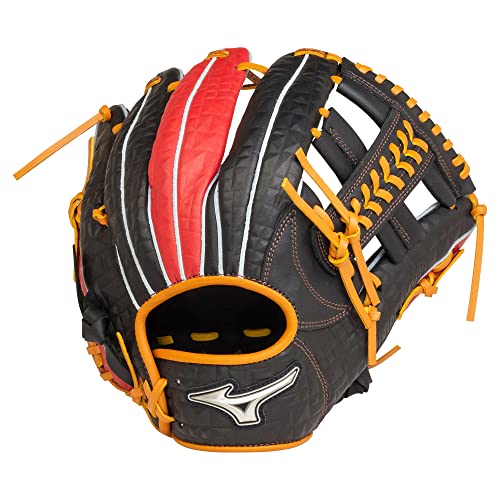 ミズノ MIZUNO ソフトボール用ダイビングキャッチ 内野手向け/サイズ8  ソフトボール グラブ 1AJGS26703  0962ブラック×レッド