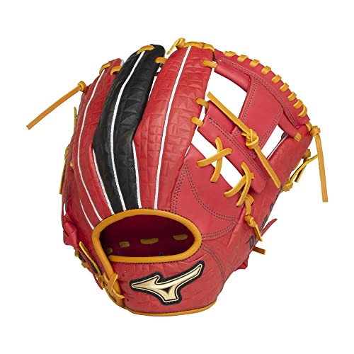 ミズノ（MIZUNO  ソフトボール用グラブ 内野手用 ダイビングキャッチ 22SS 1AJGS26713 6209 レッド×ブラック/ＦＦ/Men's、Lady's の通販は 16,622円