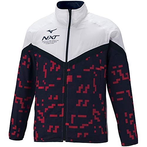 [ミズノ] トレーニングウェア N-XT クロスジャケット 吸汗速乾 32JC1220 ホワイト XLサイズ