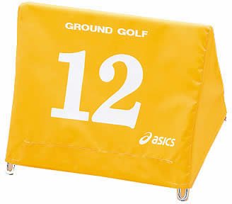 asics(アシックス) グラウンドゴルフ 大型スタート表示板セット(同色8台組) GGG071 イエロー 0916