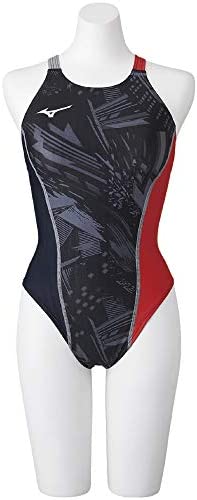 MIZUNO(ミズノ)競泳 練習用 水着 レディース エクサースーツ ＵＰ ミディアムカット N2MA0761 Sサイズ