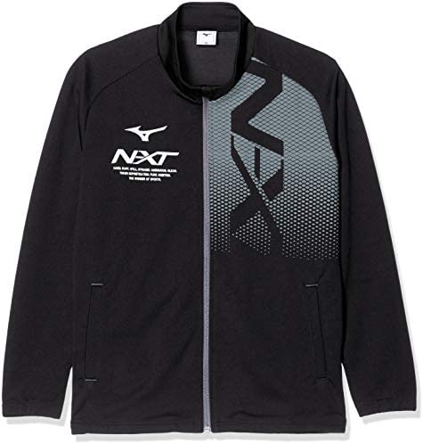 [Mizuno] トレーニングウェア N-XT ウォームアップジャケット 吸汗速乾 ジュニア 32JC0417 キッズ ブラック 150cm