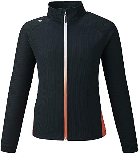[ミズノ] トレーニングウェア ドライエアロフロージャケット 高通気 吸汗速乾 32MC1350 レディース ブラック Lサイズ