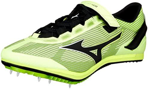 [ミズノ] 陸上シューズ エックスブラスト NEO 部活 軽量 短距離 陸上スパイク トラック800m未満向け ライム×ブラック 27.5 cm 2Eの通販は