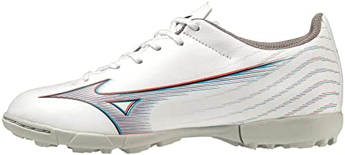 [ミズノ] サッカーシューズ MIZUNO α ミズノアルファ SELECT Jr AS フットボール ジュニア メンズ ホワイト×イグニッションレッド×ブルー 19.0 cm 3E