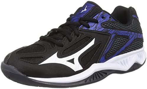 [ミズノ] バレーボールシューズ サンダーブレード 3 ブラック/ホワイト/ブルー 25.0 cm 2.5Eの通販は
