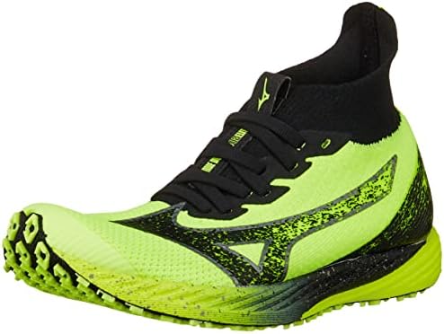 [ミズノ] ランニングシューズ ウエーブデュエル NEO 2 エリート 陸上 トラック800m以上向け ライム×ブラック×ライム 25.5 cm 2E