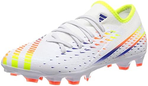 [アディダス] サッカースパイク エッジ.3 L HG/AG フットウェアホワイト/ソーラーイエロー/パワーブルー(GW0954) 28.0 cm