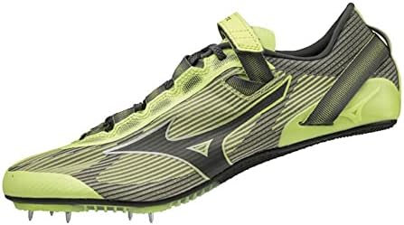 [ミズノ] 陸上シューズ エックスブラスト ELITE 2 部活 軽量 短距離 陸上スパイク トラック800m未満向け ライム×グレー 26.0 cm 2E