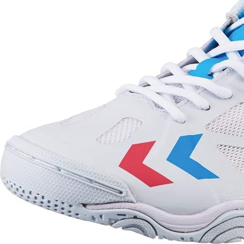 [ヒュンメル] ユニセックス レジェンドフライV Limited 1067 ホワイト×L.ブルー 25.5cm ハンドボールシューズ