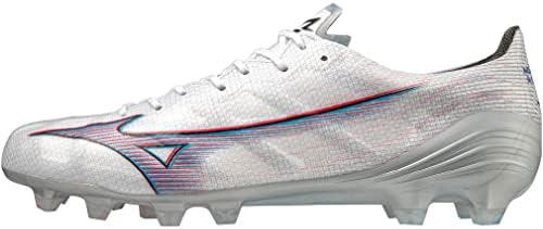 [ミズノ] サッカースパイク MIZUNO α ミズノアルファ ELITE フットボール メンズ ホワイト×イグニッションレッド×ブルー 30.0 cm 2Eの通販は